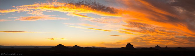 Glasshouse Mountains 2AM 3904-3915_Pano ©Andrew McInnes. All Rights Reserved.